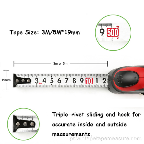 5 meter german longitudinal tape measure measurement tape fita mtrica metre ruban fat max measurement 3m with fiber coat